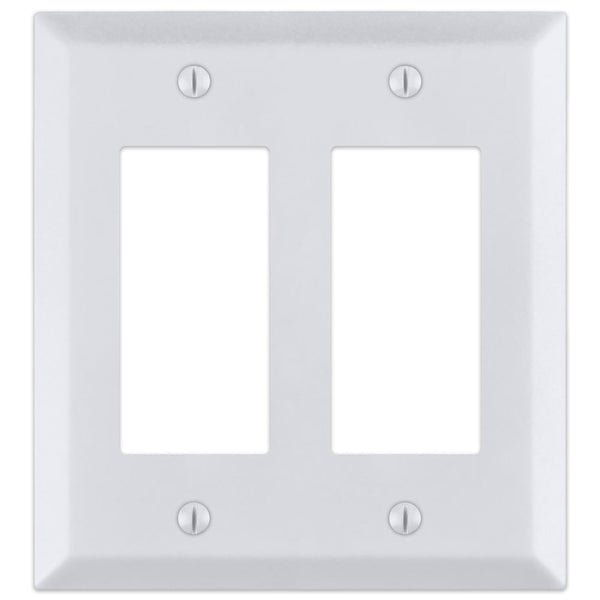 Century Bright White - 2 Rocker Wallplate