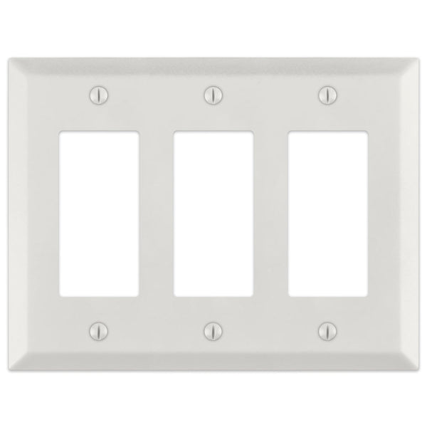 Century Warm White - 3 Rocker Wallplate