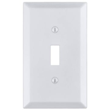 Century Bright White - 1 Toggle Wallplate