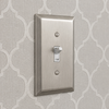 Century Brushed Nickel Steel - 3 Toggle Wallplate