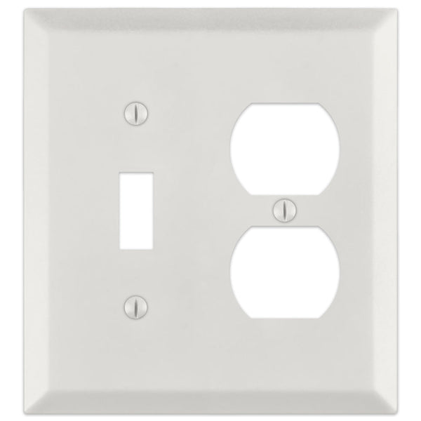 Century Warm White - 1 Toggle/1 Duplex Wallplate
