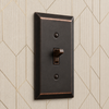 Century Aged Bronze Steel - 1 Duplex Wallplate