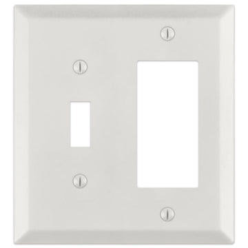 Century Warm White - 1 Toggle/1 Rocker Wallplate
