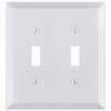 Century Bright White - 2 Toggle Wallplate