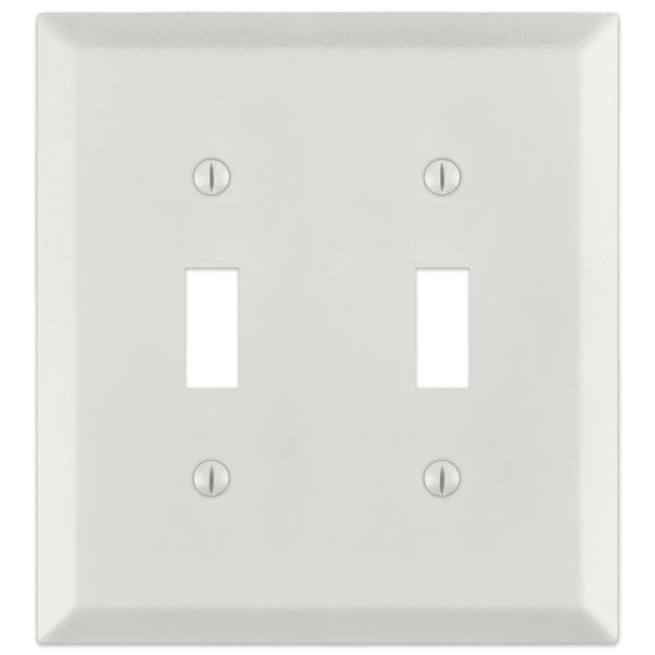 Century Warm White - 2 Toggle Wallplate