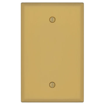 Oxford Brushed Gold - 1 Blank Wallplate