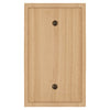 Slim Shaker Unfinished Wood - 1 Blank Wallplate