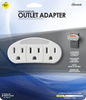 3 Outlet Neon Automatic Night Light - Wallplate Warehouse NL - OTAD - W 070686771525 Night Lights