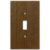 Montana Rustic Brown - 1 Toggle Wallplate
