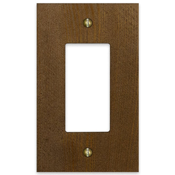 Montana Rustic Brown - 1 Rocker Wallplate