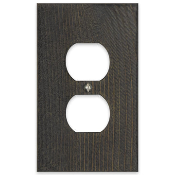 Montana Rustic Gray - 1 Duplex Wallplate