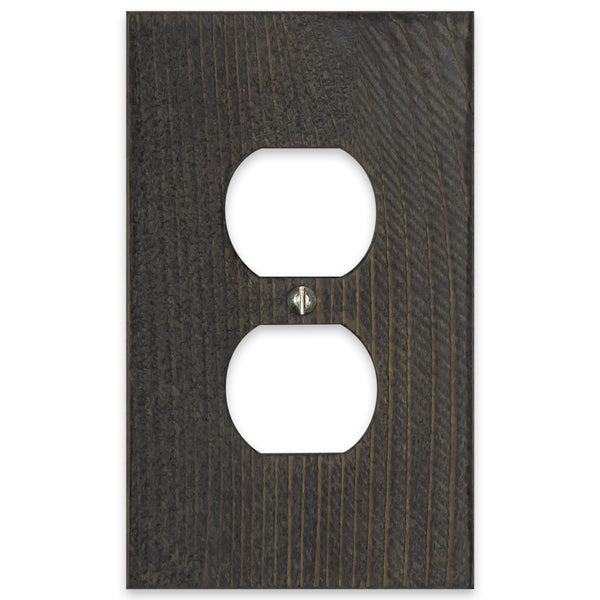 Montana Rustic Gray - 1 Duplex Wallplate