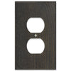 Montana Rustic Gray - 1 Duplex Wallplate