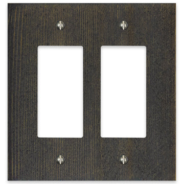 Montana Rustic Gray - 2 Rocker Wallplate
