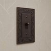 English Garden Aged Bronze Cast - 2 Rocker Wallplate