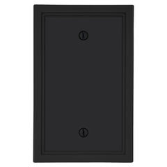 Fairbanks Black Wood - 1 Blank Wallplate