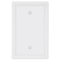 Fairbanks White Wood - 1 Blank Wallplate