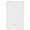 Fairbanks White Wood - 1 Blank Wallplate