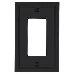 Fairbanks Black Wood - 1 Rocker Wallplate