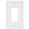 Fairbanks White Wood - 1 Rocker Wallplate