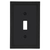 Fairbanks Black Wood - 1 Toggle Wallplate