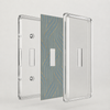 Paper-It Clear Screwless Plastic - 1 Duplex Wallplate