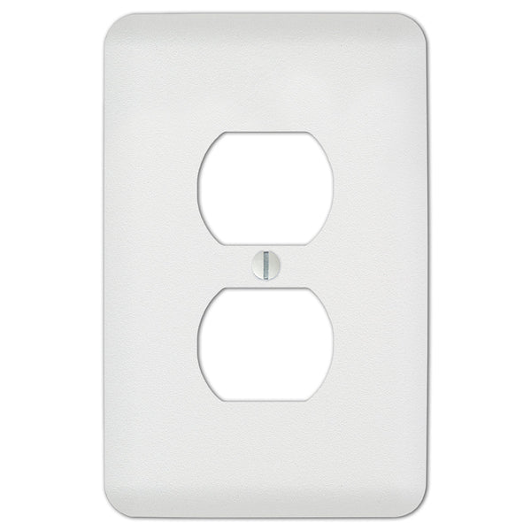 Capri Paintable White - 1 Duplex Wallplate