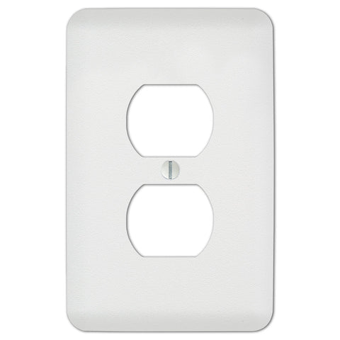 Capri Paintable White - 1 Duplex Wallplate