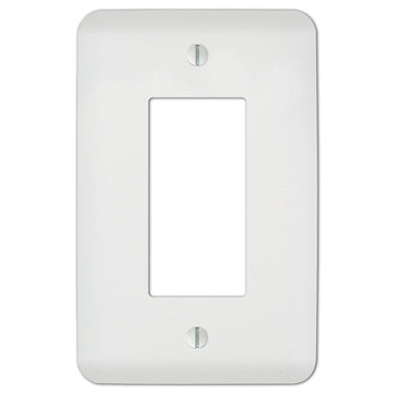Capri Paintable White - 1 Rocker Wallplate