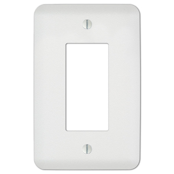Capri Paintable White - 1 Rocker Wallplate
