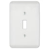 Capri Paintable White - 1 Toggle Wallplate