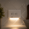 SnapPower Horizontal GuideLight 2PLUS - White, Duplex