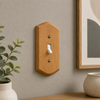Country Medium Oak Wood - 2 Duplex Wallplate