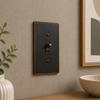 Halle Aged Bronze Cast - 1 Blank Wallplate
