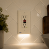 SnapPower GuideLight 2PLUS - Ivory, GFCI