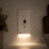 SnapPower GuideLight 2PLUS - White, GFCI