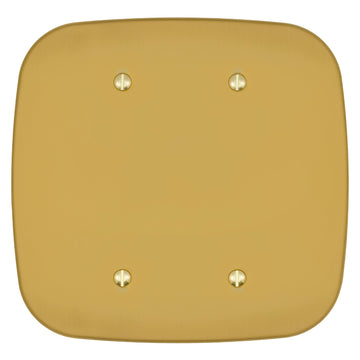 Fresno Brushed Gold - 2 Blank Wallplate