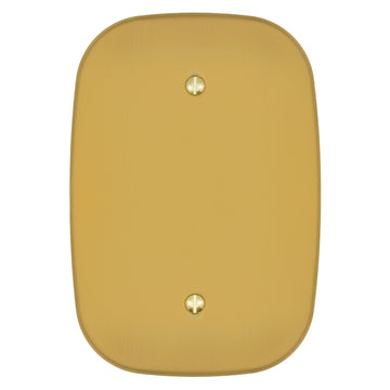 Fresno Brushed Gold - 1 Blank Wallplate