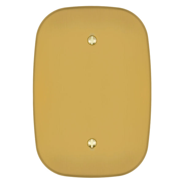 Fresno Brushed Gold - 1 Blank Wallplate