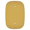 Fresno Brushed Gold - 1 Blank Wallplate