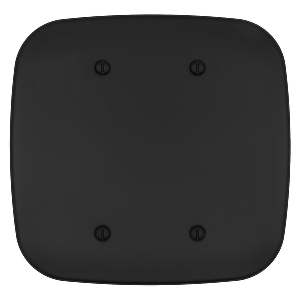 Fresno Matte Black - 2 Blank Wallplate