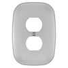 Fresno Satin Nickel - 1 Duplex Wallplate