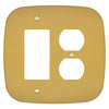 Fresno Brushed Gold - 1 Rocker/1 Duplex Wallplate