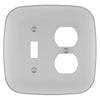 Fresno Satin Nickel - 1 Toggle/1 Duplex Wallplate