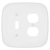 Fresno Matte White - 1 Toggle/1 Duplex Wallplate