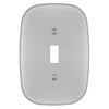 Fresno Satin Nickel - 1 Toggle Wallplate