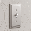 Steps Satin Nickel Cast - 1 Rocker Wallplate
