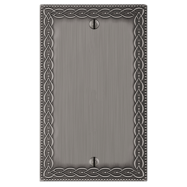 Belair Antique Nickel - 1 Blank Wallplate