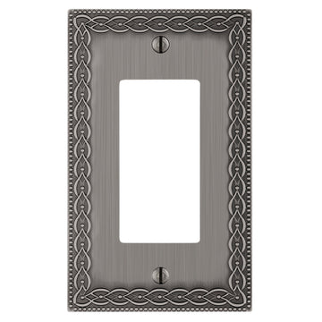 Belair Antique Nickel - 1 Rocker Wallplate