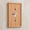 Slim Shaker Unfinished Wood - 1 Rocker/1 Duplex Wallplate